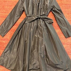 Rare Vintage Taffeta Trench Dress Luxury French Designer La Petite Salope